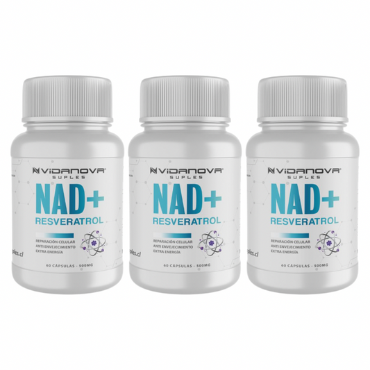 Pack x3 NAD+ Resveratrol NovaBiomed